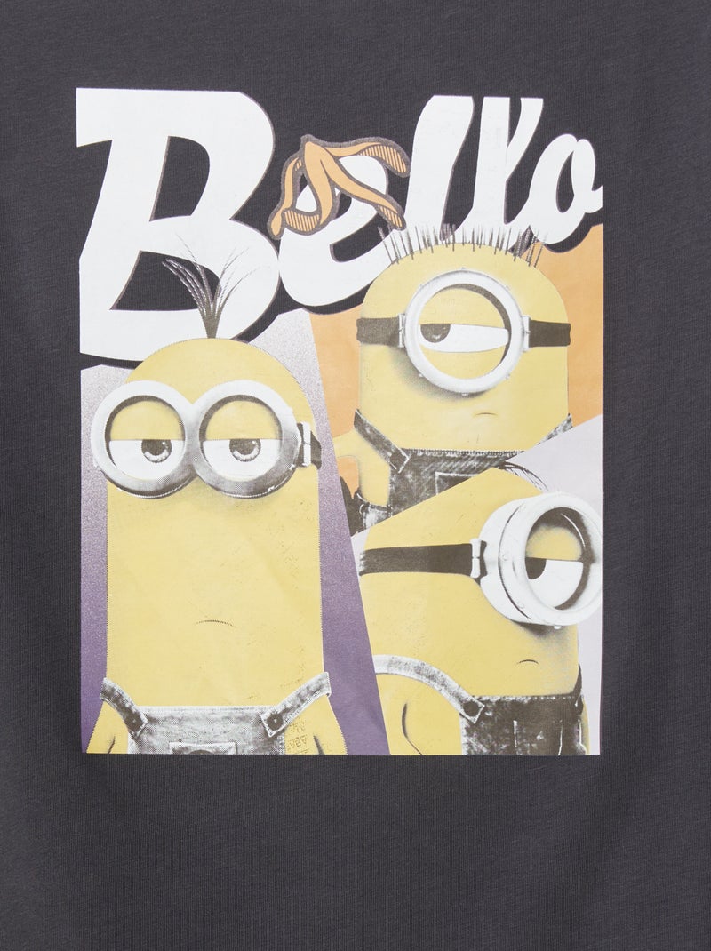 T-shirt 'Minions' - collection facile à enfiler Gris - Kiabi