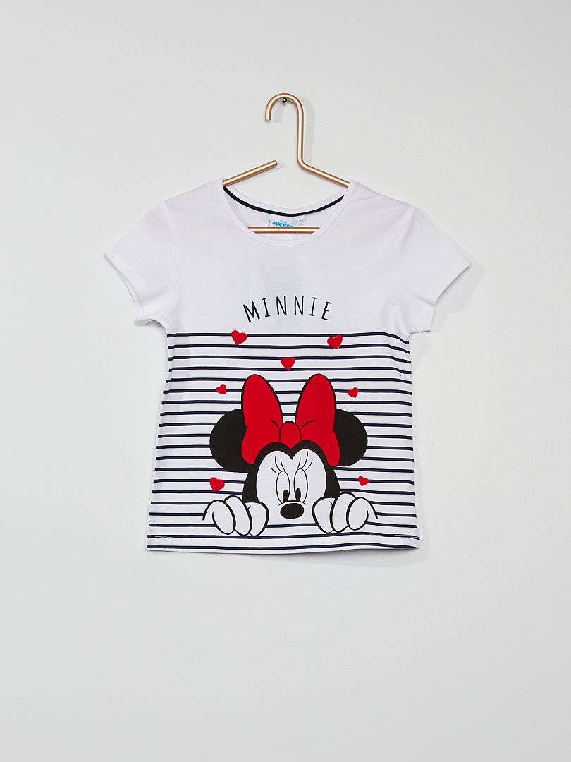 T-shirt 'Minnie' blanc - Kiabi