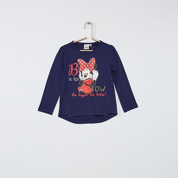 T shirt 'Minnie' Fille bleu marine Kiabi 10,00€ Veste en jean imprimée 'Minnie' Fille bleu Kiabi 19,00€