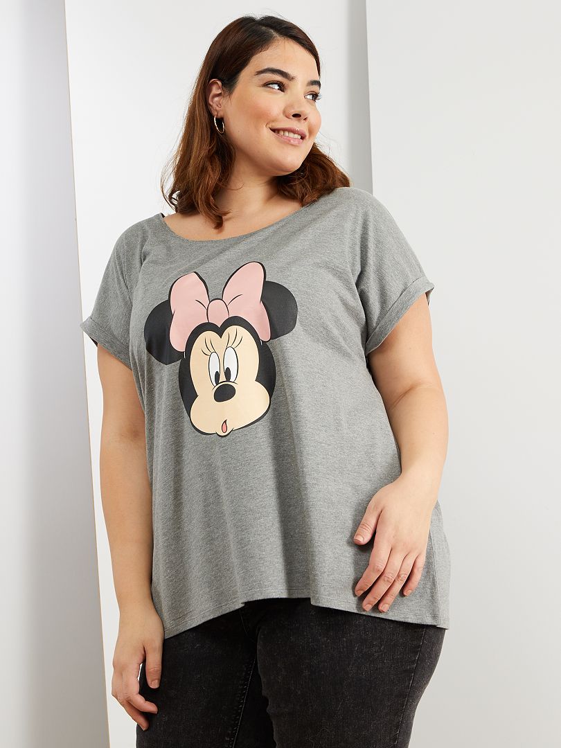 T-shirt 'Minnie' de 'Disney' gris 'Minnie' - Kiabi