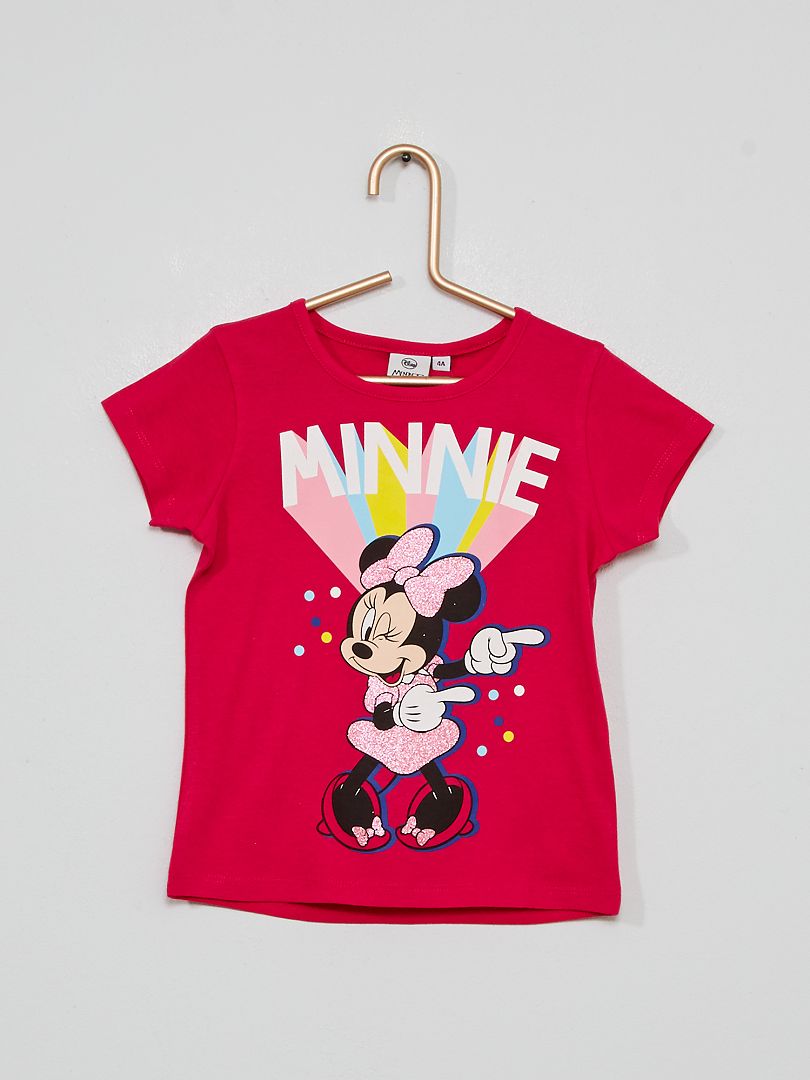 T-shirt 'Minnie' fuchsia - Kiabi