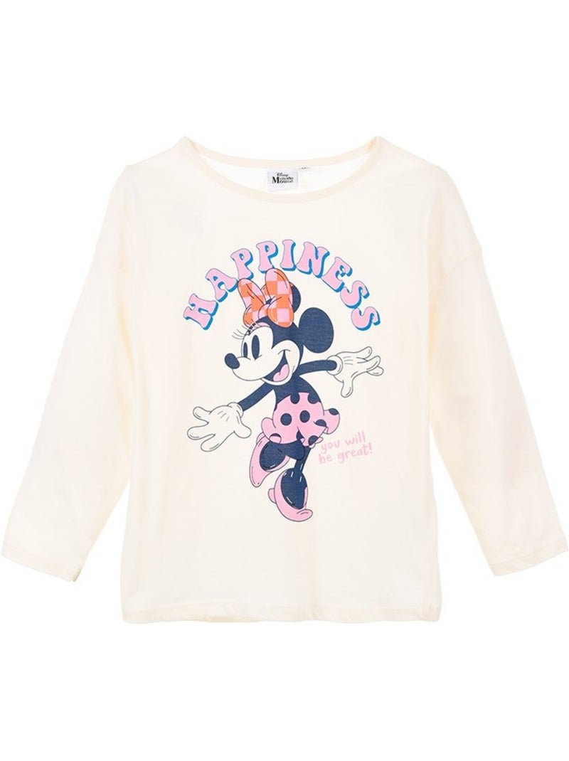 T-Shirt Minnie Mouse | Licence Officielle Blanc - Kiabi