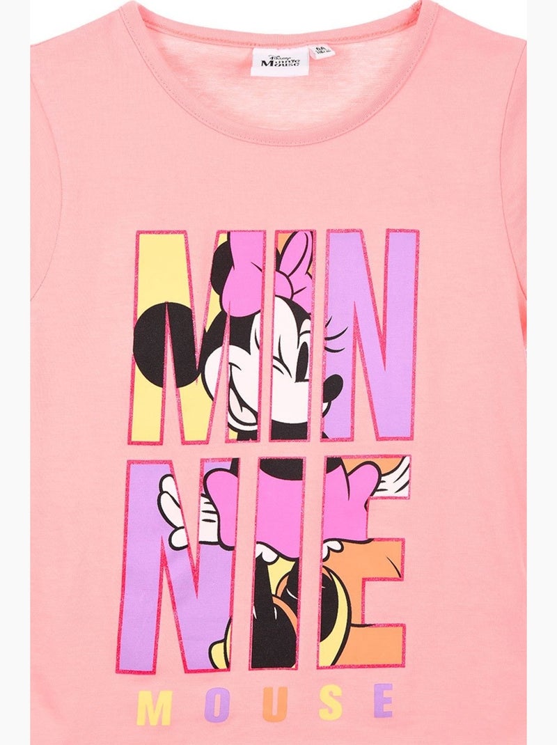 T-Shirt Minnie Mouse | Licence Officielle Rose - Kiabi