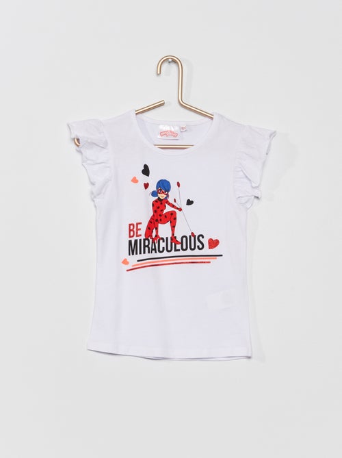 T-shirt 'Miraculous' à col rond - Kiabi