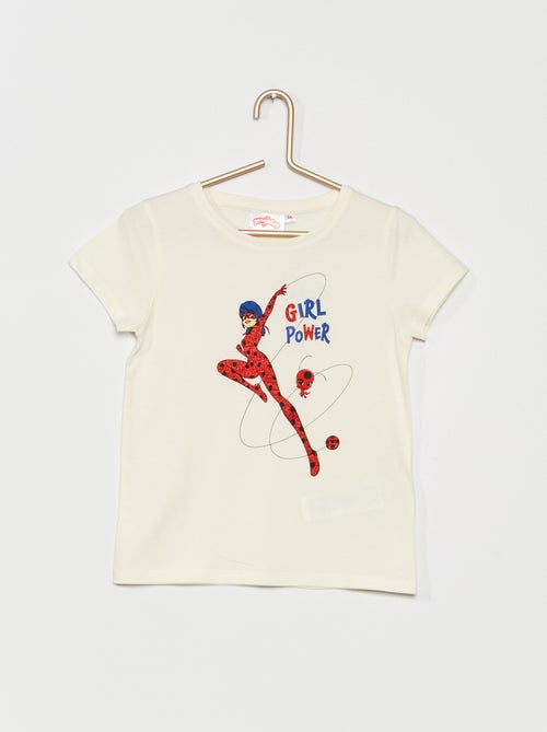 T-shirt 'Miraculous' à col rond - Kiabi