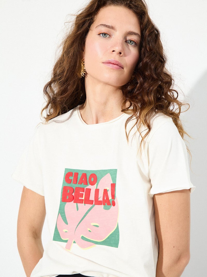 T-shirt  MO Fashion Beige - Kiabi