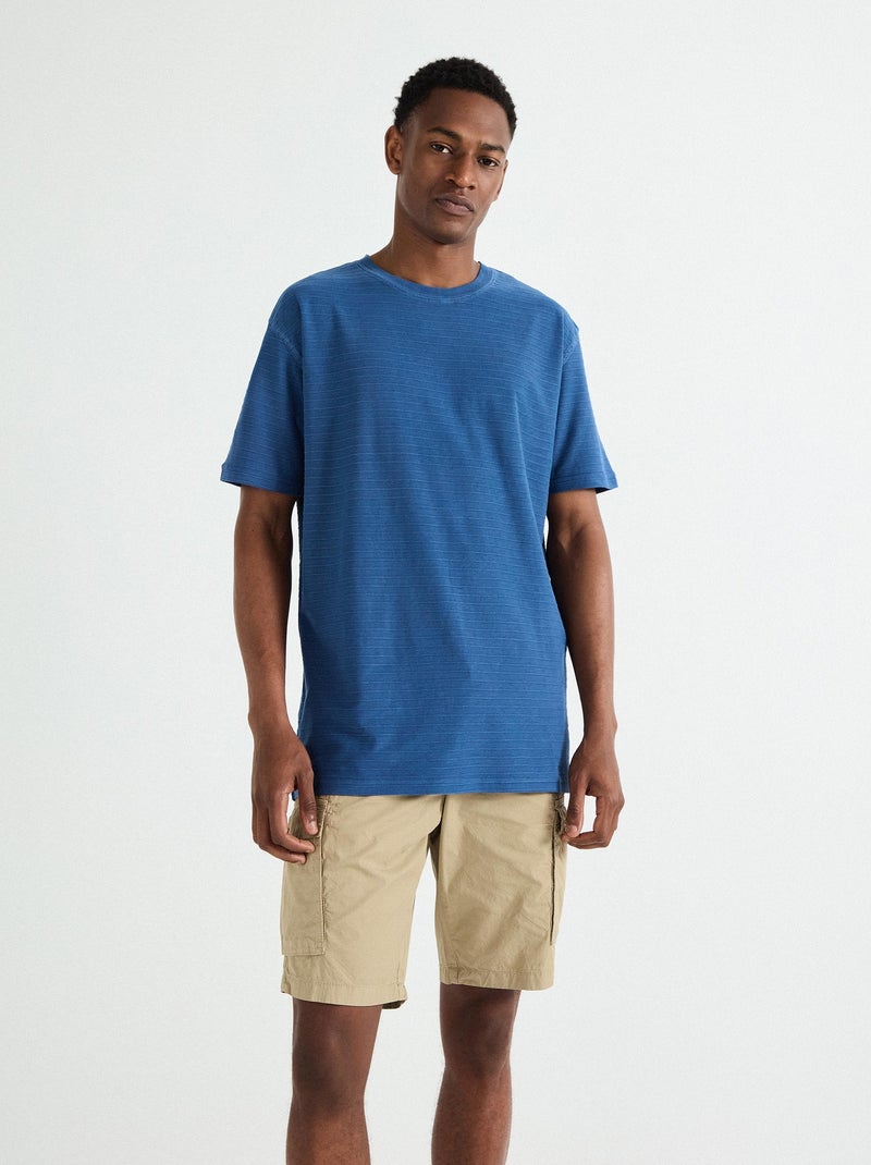 T-shirt MO Fashion Bleu - Kiabi