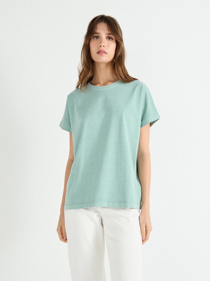 T-shirt MO Fashion Vert - Kiabi