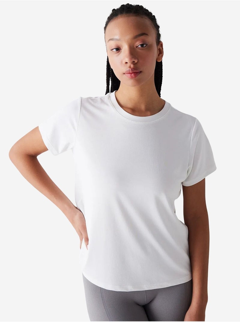 T-shirt modal off penti Blanc cassé - Kiabi