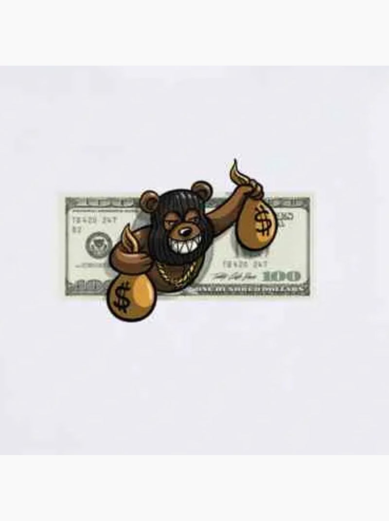 T-shirt money bear - mister tee Blanc - Kiabi