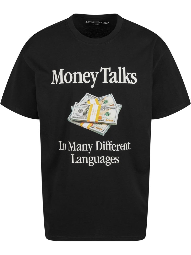 T-shirt money talks - mister tee Noir - Kiabi