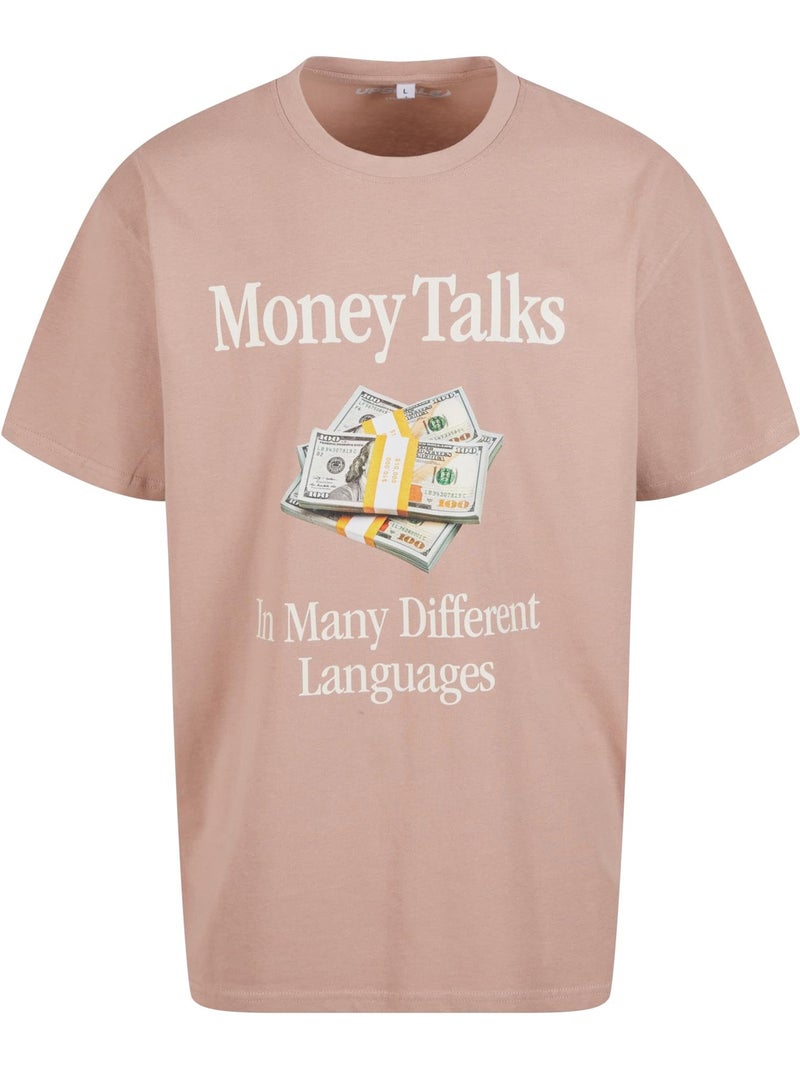 T-shirt money talks - mister tee Rose pâle - Kiabi
