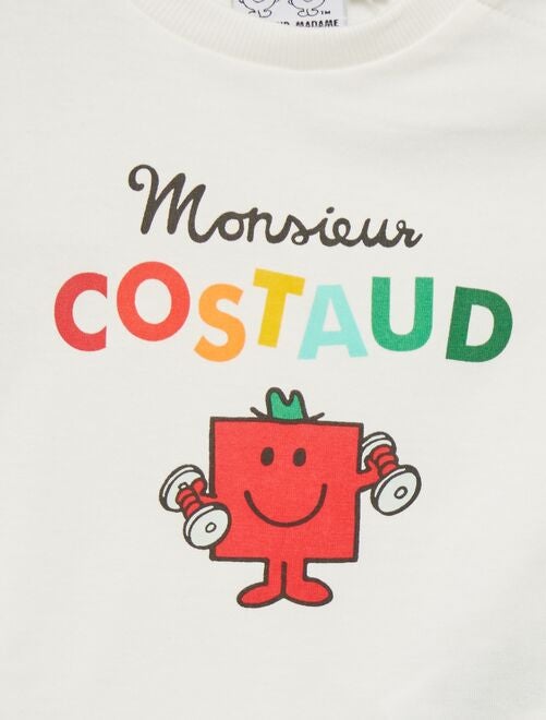 T-shirt 'Monsieur Costaud' - Kiabi