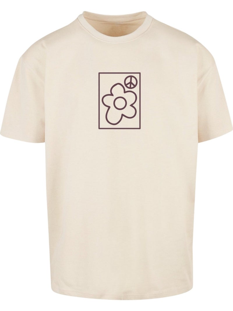 T-shirt more peace - mister tee Beige - Kiabi