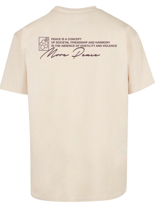 T-shirt more peace - mister tee - Kiabi