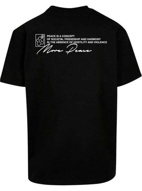 T-shirt more peace - mister tee - Kiabi