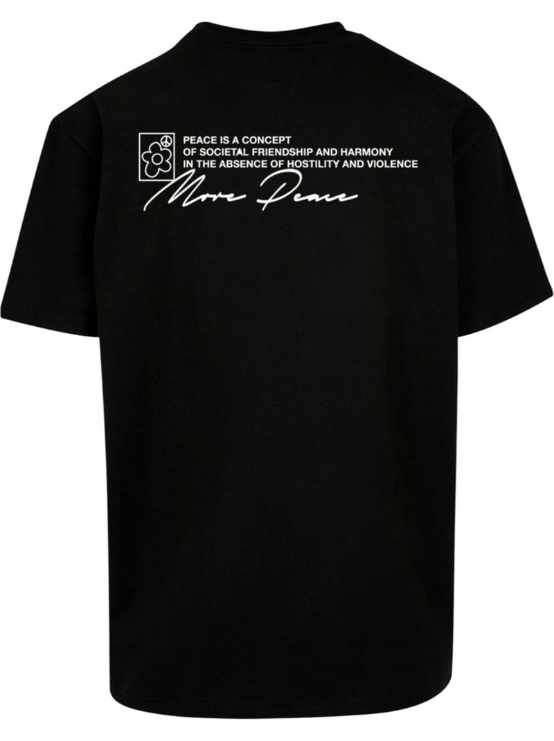 T-shirt more peace - mister tee Noir - Kiabi