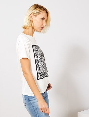 T-shirt motif 'bandana' - Kiabi