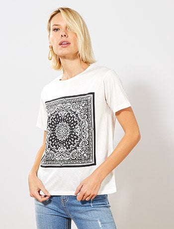 T-shirt motif 'bandana' - Kiabi