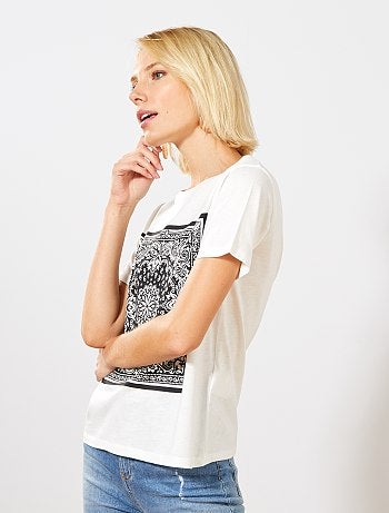 T-shirt motif 'bandana' - Kiabi