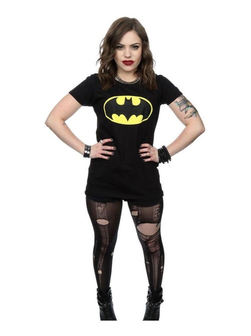 T-shirt motif batman motif/style logo - dc comics - Kiabi