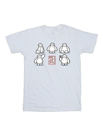T-shirt motif baymax motif/style plusieurs poses big hero - disney