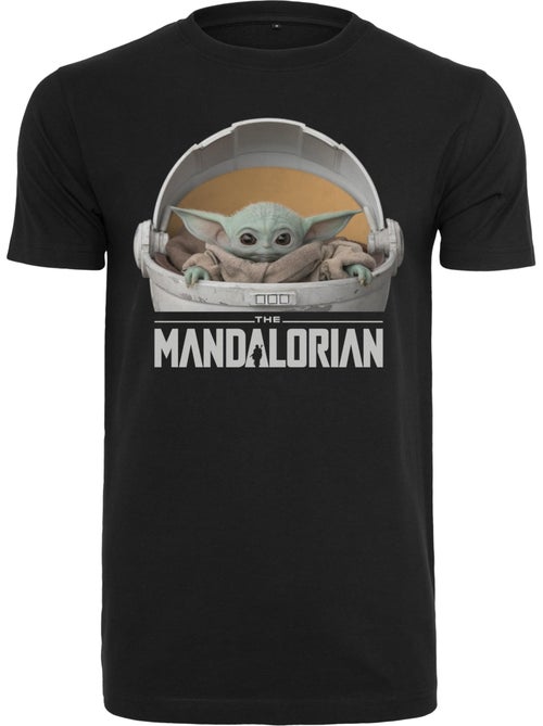 T-shirt motif bébé yoda motif/style la guerre des étoiles: the mandalorian - merchcode (bébé yoda) - Kiabi