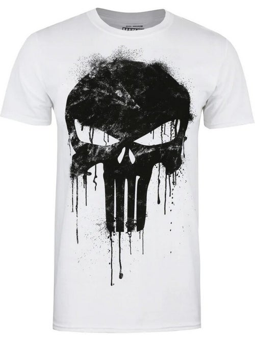 T-shirt motif crâne - le punisseur - Kiabi