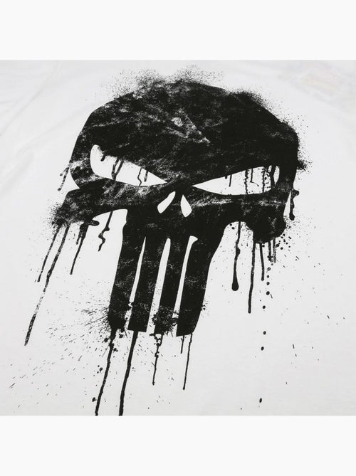 T-shirt motif crâne - le punisseur - Kiabi