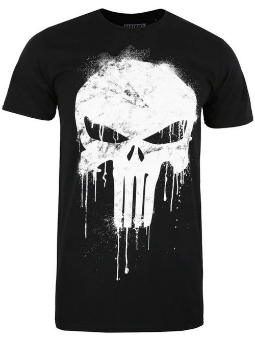 T-shirt motif crâne - le punisseur - Kiabi