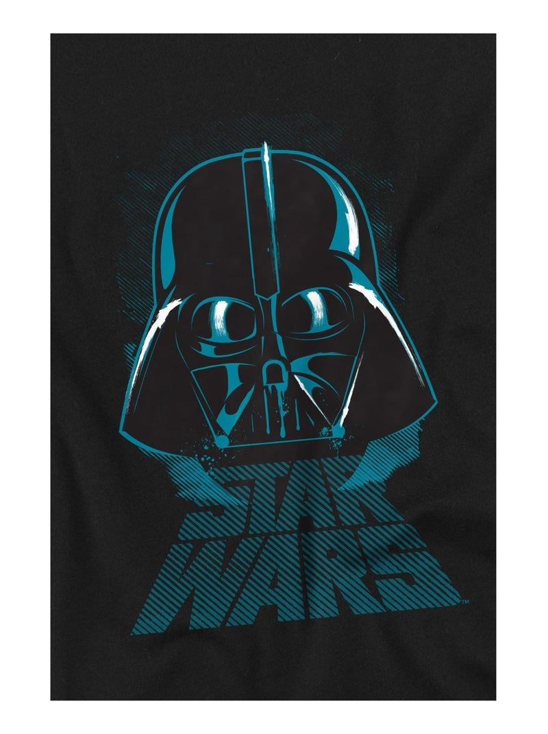 T-shirt motif dark vador - la guerre des étoiles Noir - Kiabi