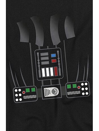 T-shirt motif dark vador style costume - la guerre des étoiles