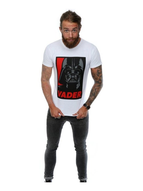 T-shirt motif dark vador style poster - la guerre des étoiles (dark vador) - Kiabi T-shirt motif dark vador style poster - la guerre des étoiles (dark vador) - Kiabi