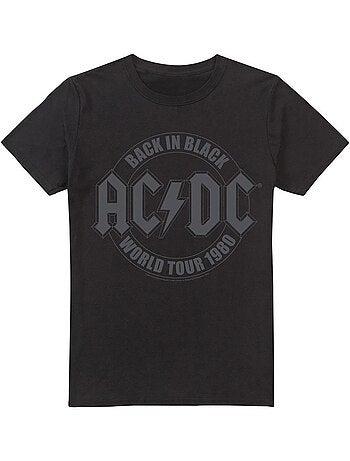 T-shirt motif emblème tour - ac/dc