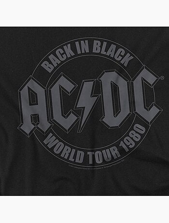 T-shirt motif emblème tour - ac/dc