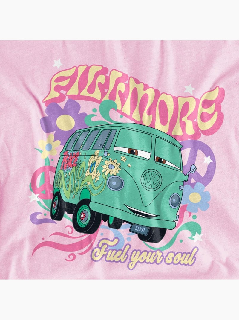 T-shirt motif fillmore motif/style camping-car - voitures (fillmore) Rose clair - Kiabi