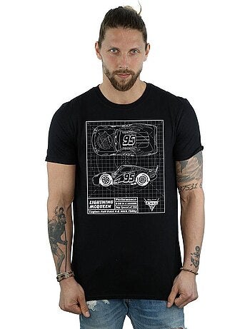 T-shirt motif flash mcqueen motif/style plan - voitures (flash mcqueen)
