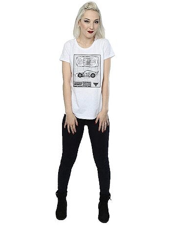 T-shirt motif flash mcqueen motif/style plan voitures - disney