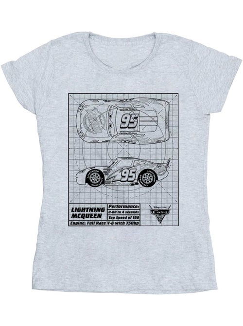 T-shirt motif flash mcqueen motif/style plan voitures - disney - Kiabi