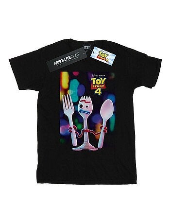 T-shirt motif fourchette motif/style poster - disney