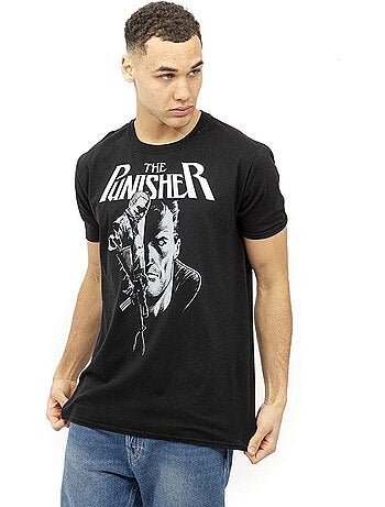 T-shirt motif fusil - le punisseur (punisher)