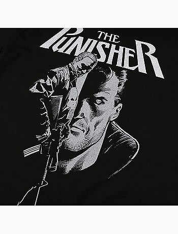 T-shirt motif fusil - le punisseur (punisher)