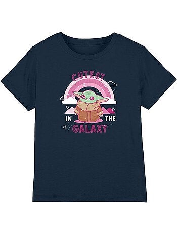 T-shirt motif grogu cutest in the galaxy - la guerre des étoiles (grogu)