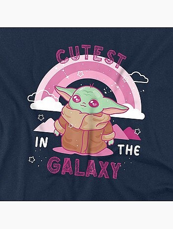 T-shirt motif grogu cutest in the galaxy - la guerre des étoiles (grogu)