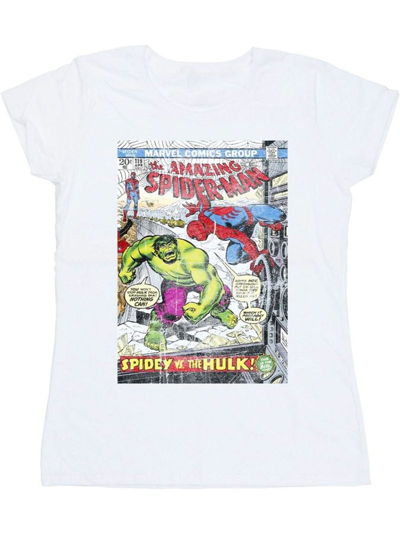 T-shirt motif homme araignée motif/style housse - marvel Blanc - Kiabi