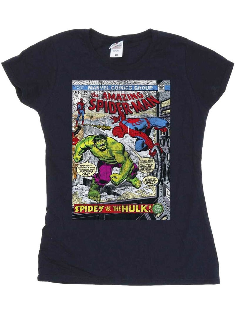 T-shirt motif homme araignée motif/style housse - marvel Bleu marine - Kiabi