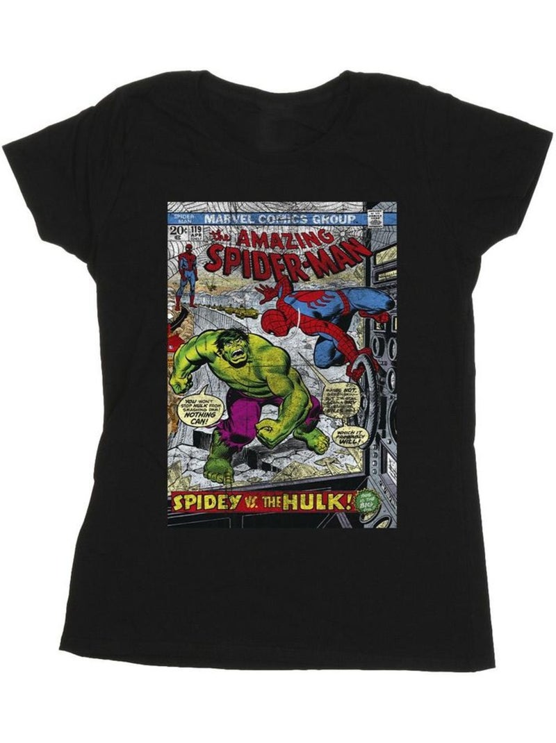 T-shirt motif homme araignée motif/style housse - marvel Noir - Kiabi