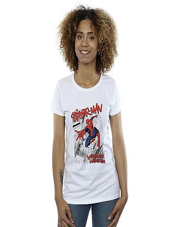 T-shirt motif homme araignée motif/style ville - marvel