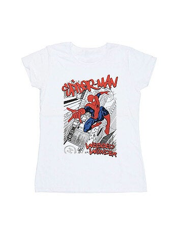 T-shirt motif homme araignée motif/style ville - marvel