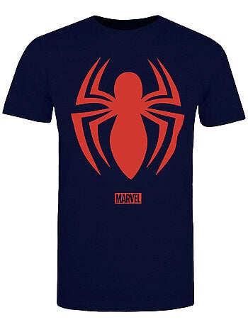 T-shirt motif logo - homme araignée (spider-man)